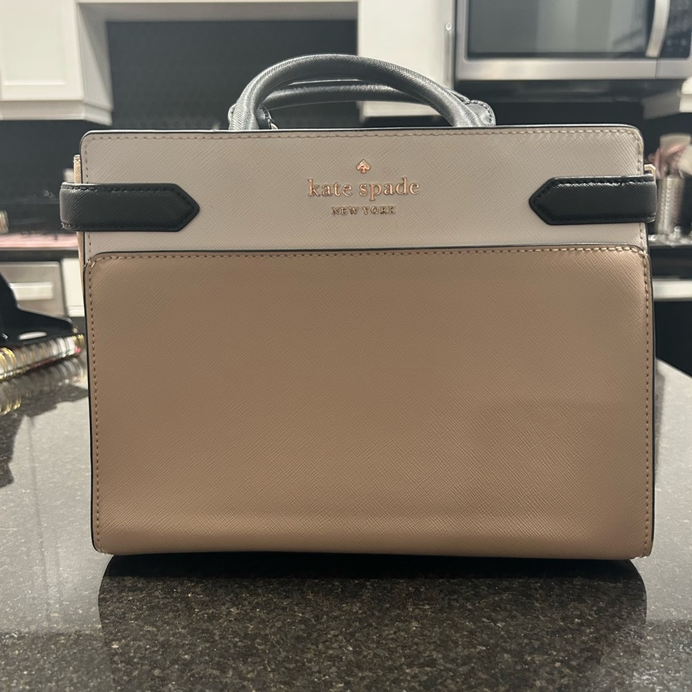Kate Spade Black and Tan Handbag